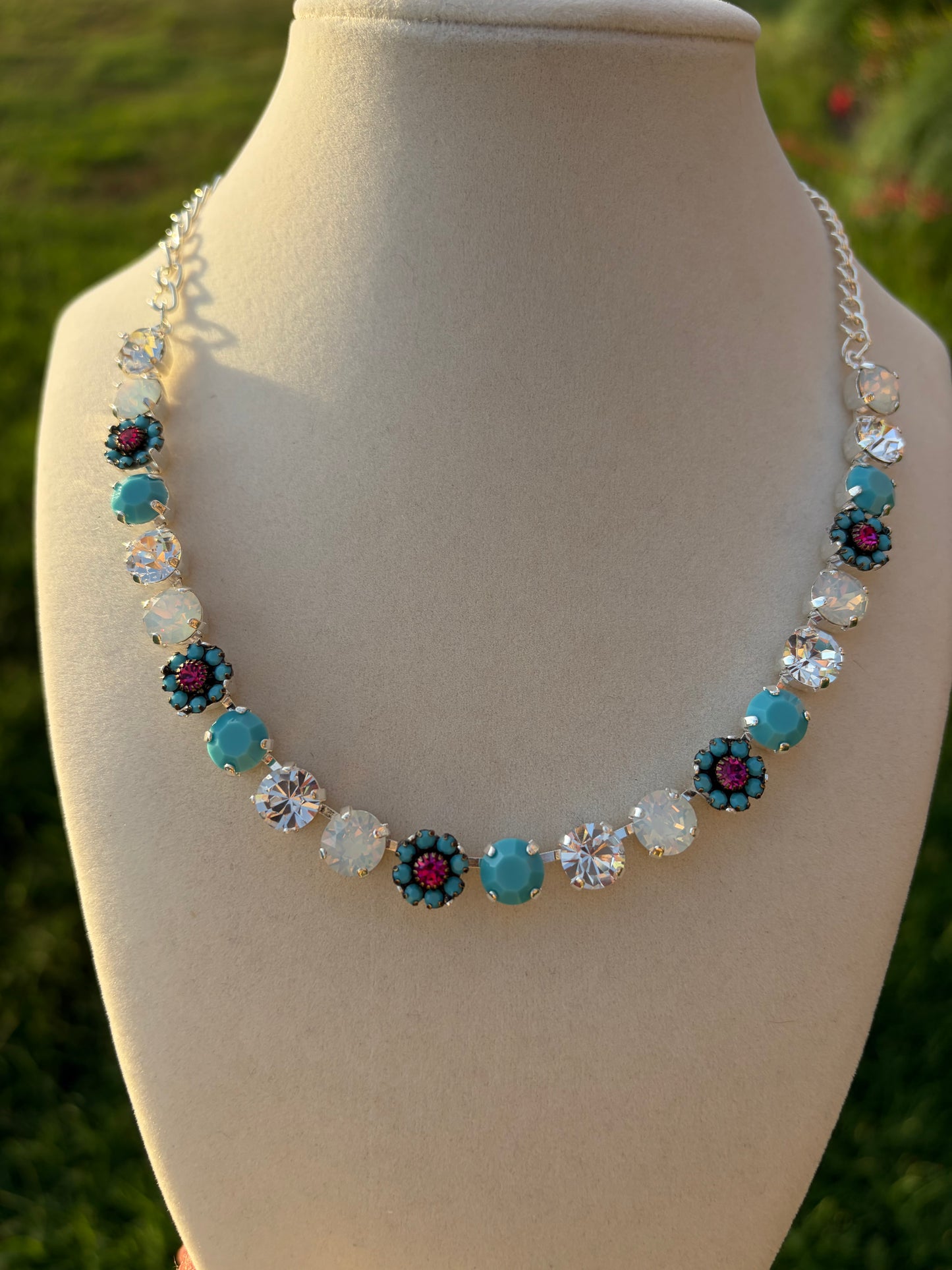 Turquoise Tides Necklace in Gold or Silver