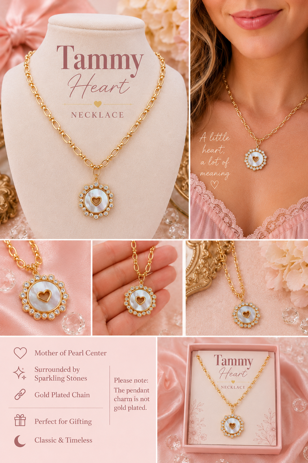 Tammy Heart Necklace