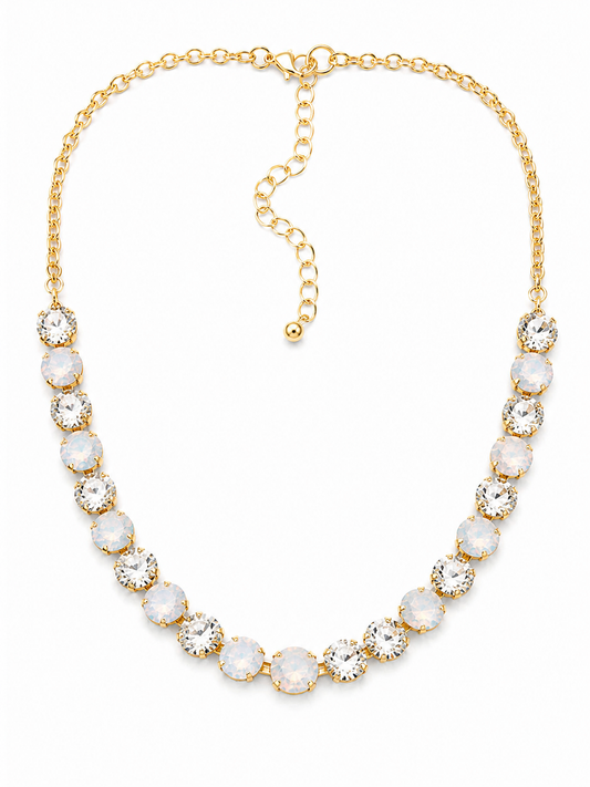 Oh My Opal Rhinestone Necklace