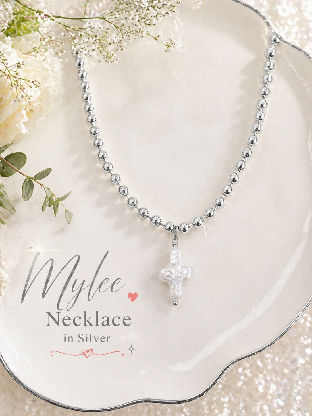 Mylee Necklace in Gold or Silver