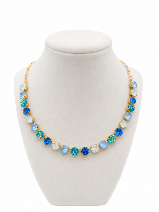 Blue Skies Necklace available in Gold or Silver