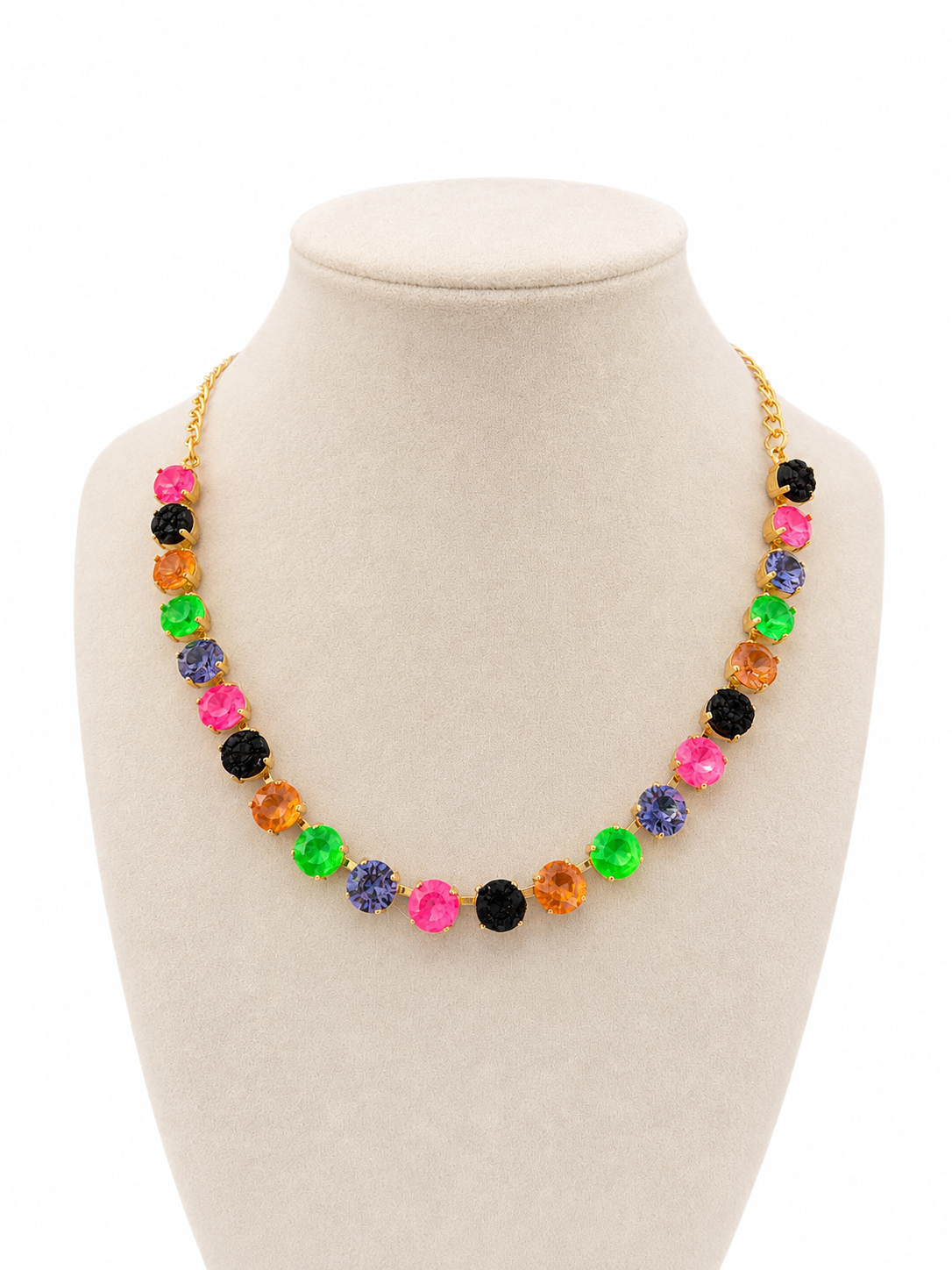 Witches Brew Halloween Rhinestone Necklace