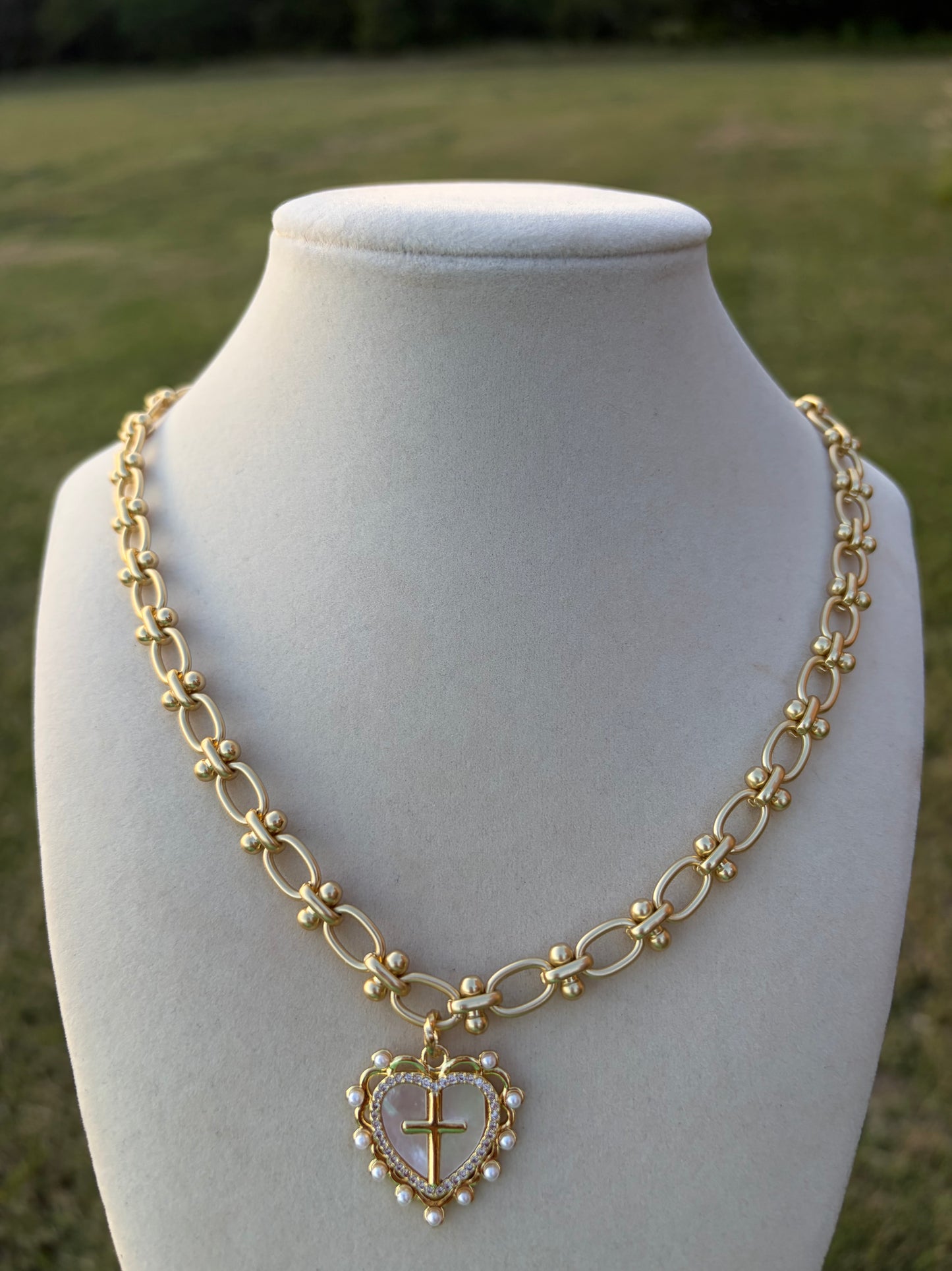 Cross My Heart Necklace