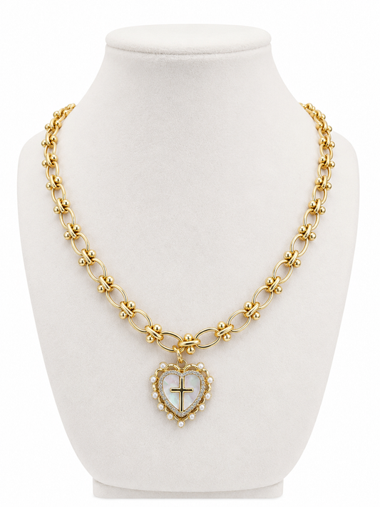 Cross My Heart Necklace